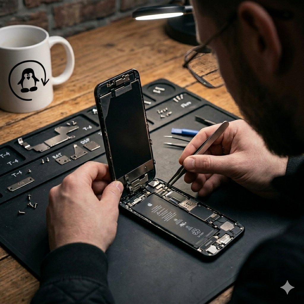 Reparatur eines iPhones